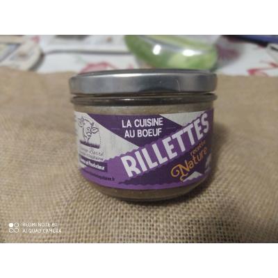 Rillettes de boeuf nature